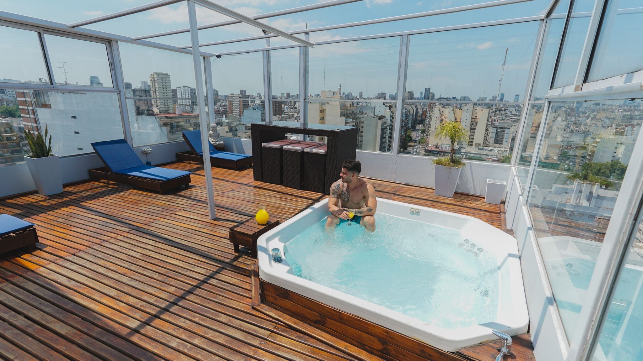 Terraza en la azotea