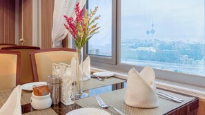 Breakfast served, sea views 