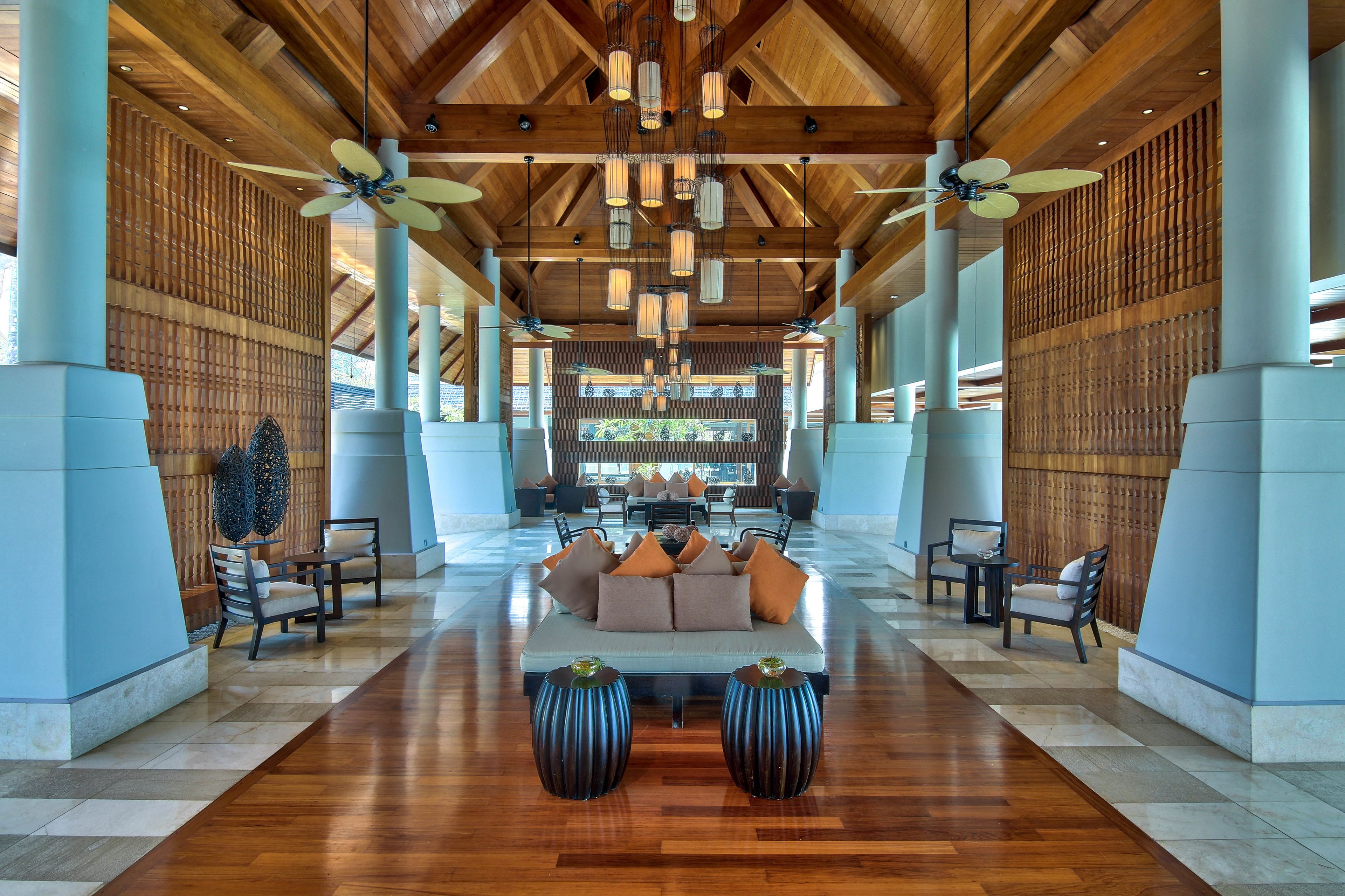 Siddeområde i lobbyen