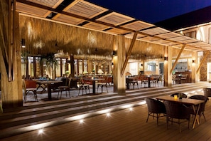 Breakfast, lunch, dinner served; French cuisine, beach views