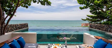 Beachfront Pool Villa (24-Hours Use of Room) | Beach/ocean view
