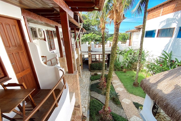 Quarto quádruplo superior | Vista da sacada