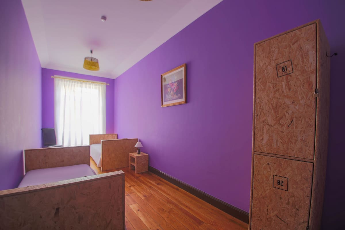 Habitación económica con 2 camas individuales | Vista a la calle