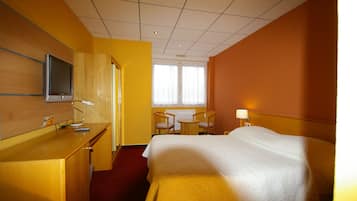Premium bedding, desk, iron/ironing board, rollaway beds