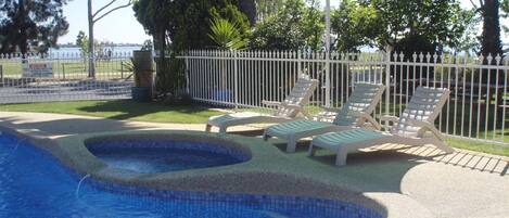 Seasonal outdoor pool