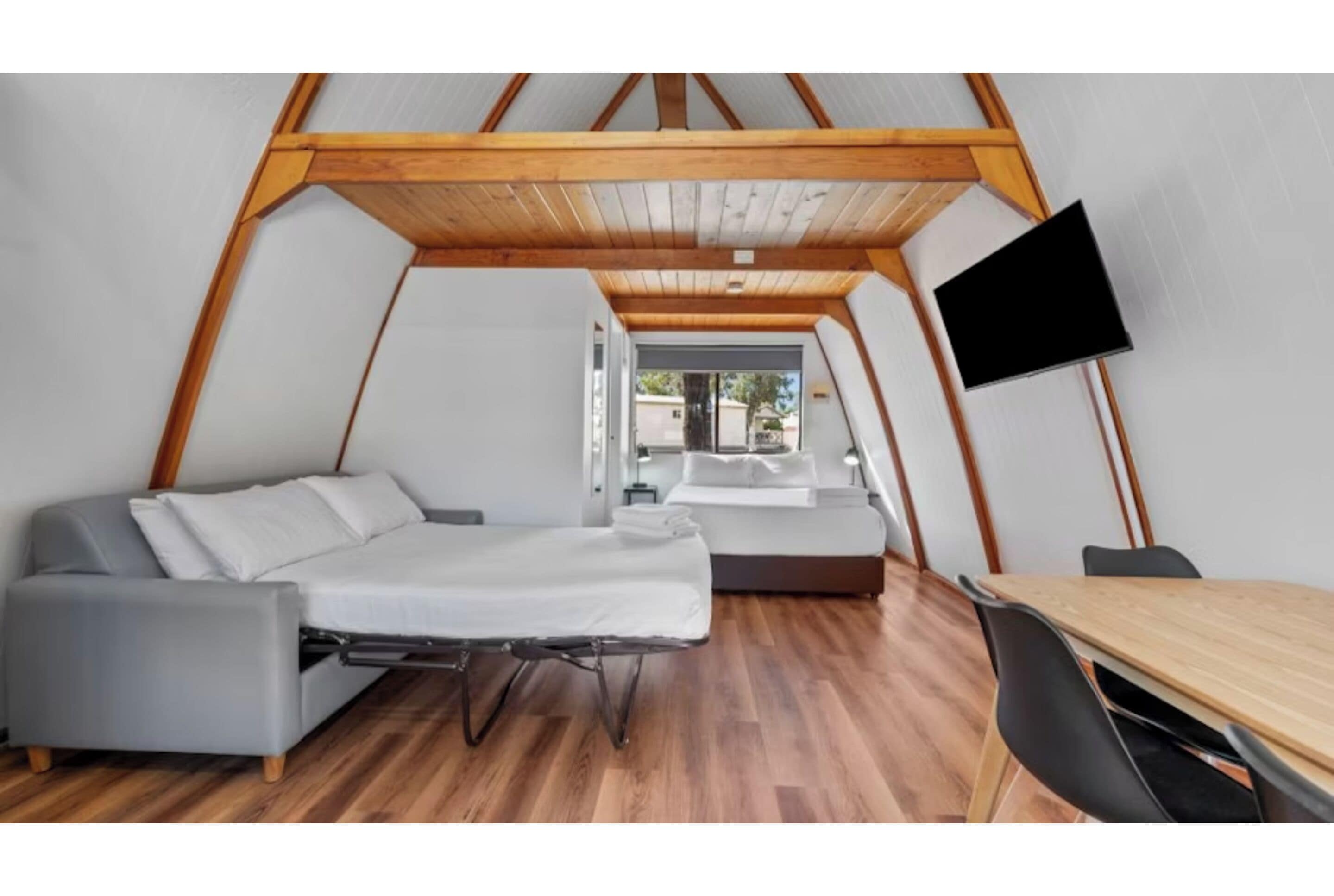 Cabaña estándar (A-Frame) | Wifi gratis y ropa de cama 