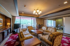 In-room safe, iron/ironing board, free WiFi, bed sheets - KINUGAWA GRAND HOTEL YUME no TOKI (Nikko)