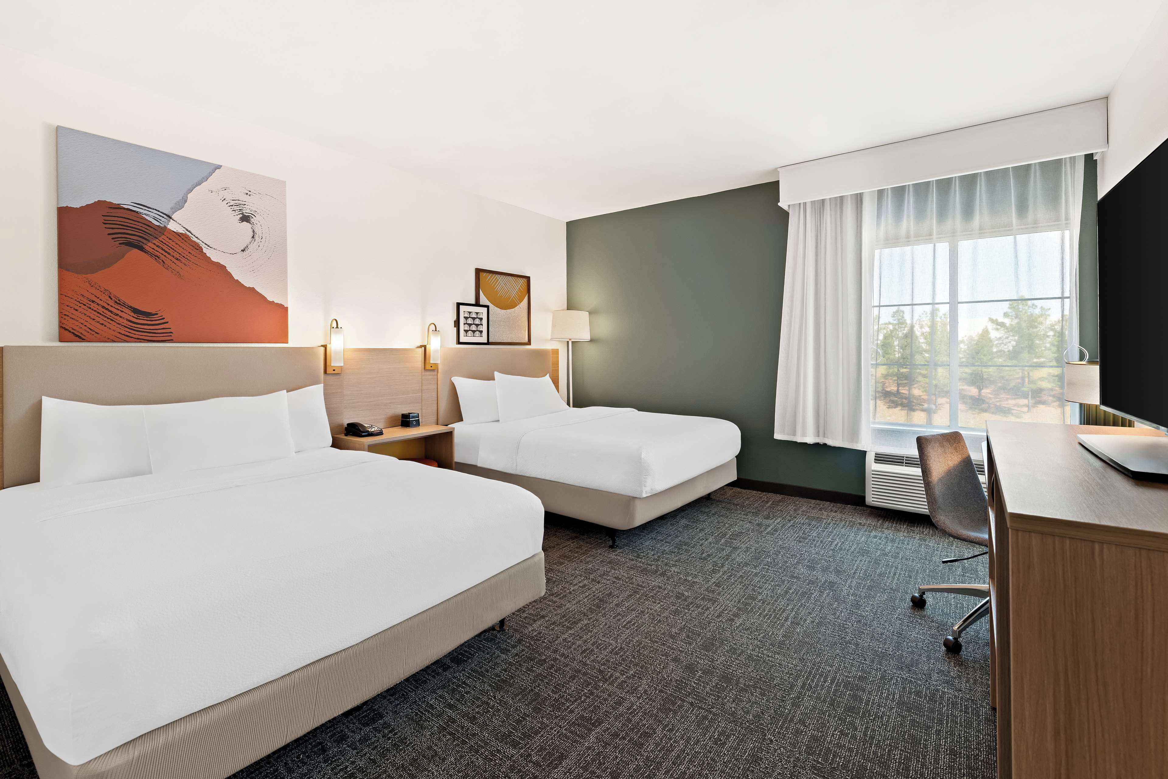 room, 2 queen beds, accessible, bathtub (mobility & hearing) | premium bedding, pillow-top beds, desk, laptop workspace