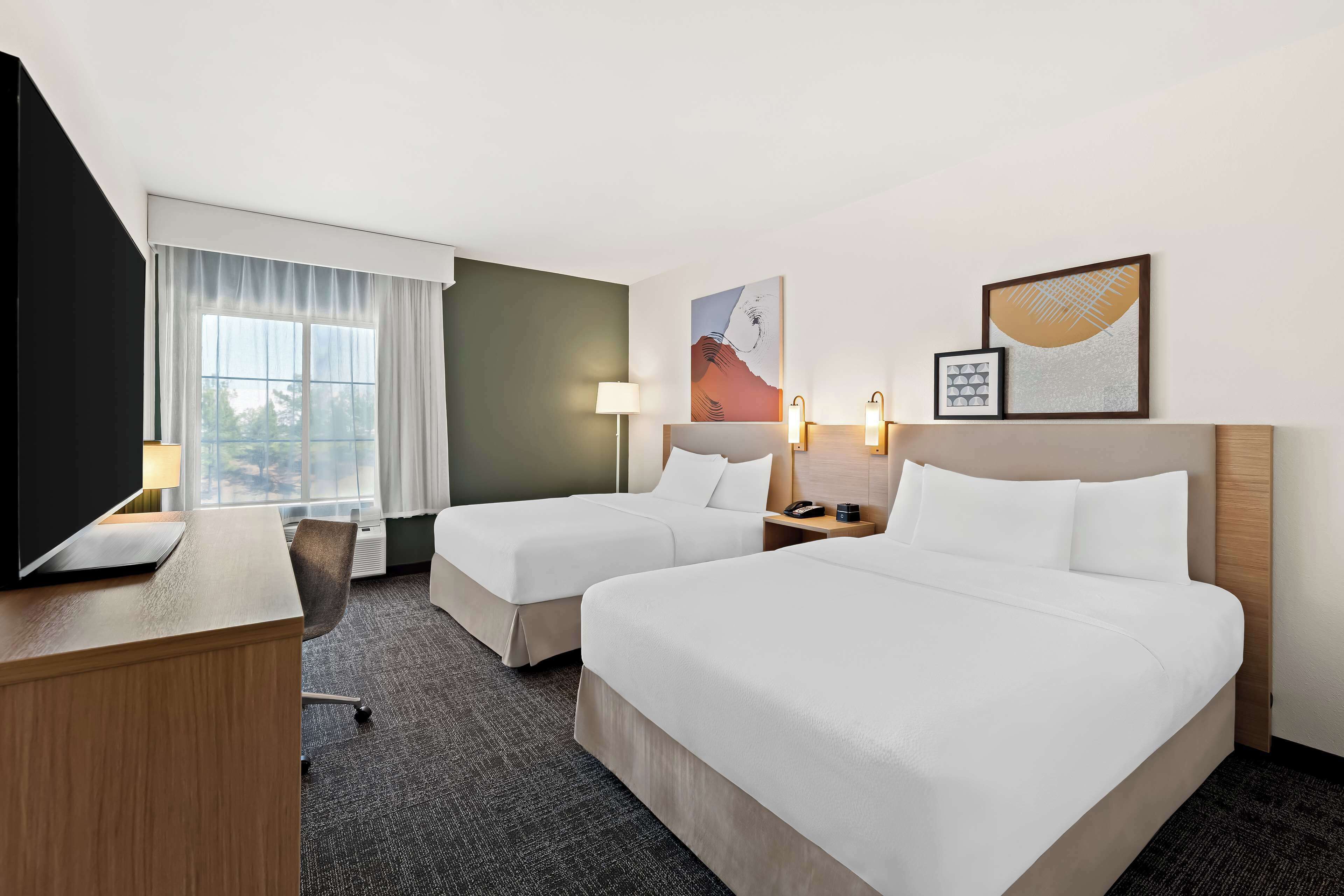 room, 2 queen beds | premium bedding, pillow-top beds, desk, laptop workspace