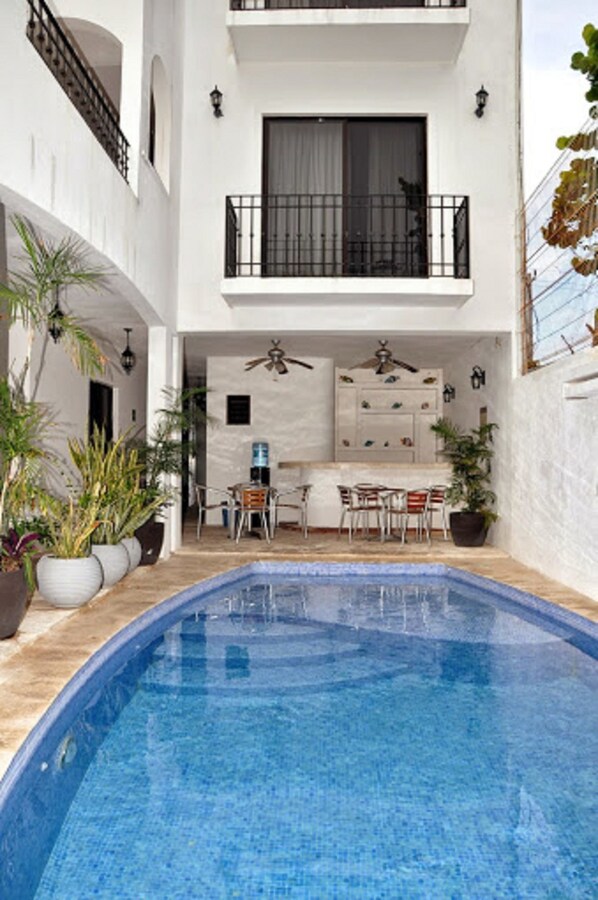 2 outdoor pools, pool loungers - Suites Chac Chi (Isla Mujeres)