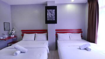 Firemannsrom – familie | Skrivebord, lydisolert, wi-fi (inkludert) og sengetøy