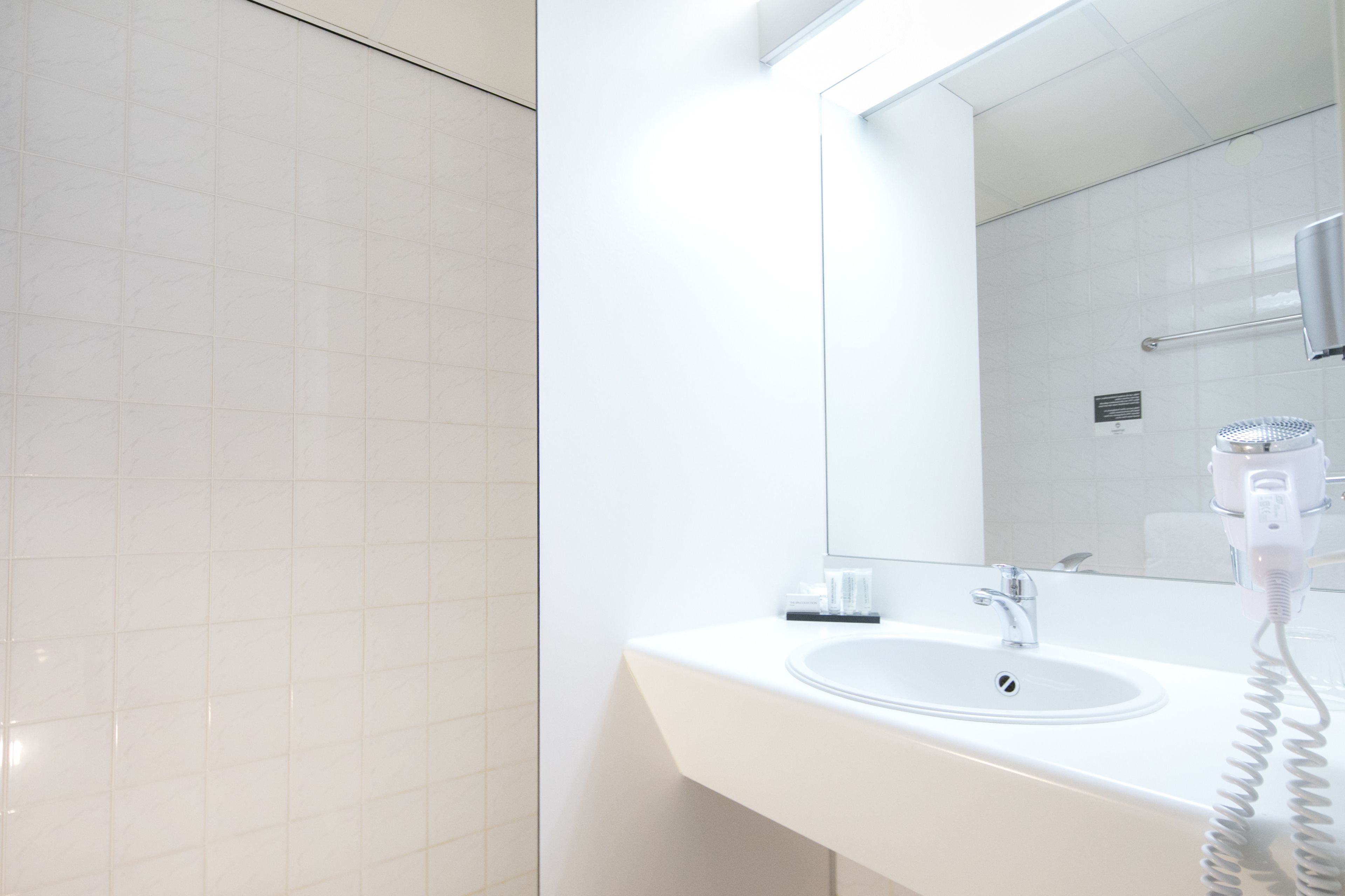 standard double or twin room | bathroom | shower, free toiletries, hair dryer, towels