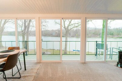 A Gorgeous Riverfront Renovation Minutes From Downtown Cedar Falls