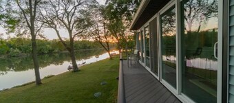 A Gorgeous Riverfront Renovation Minutes From Downtown Cedar Falls