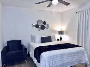 2 bedrooms, desk, iron/ironing board, free WiFi