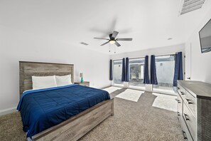 5 chambres, fer et planche à repasser, lit de bébé portatif, Wi-Fi