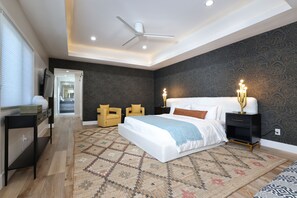5 dormitorios, tabla de planchar con plancha, wifi gratis y ropa de cama