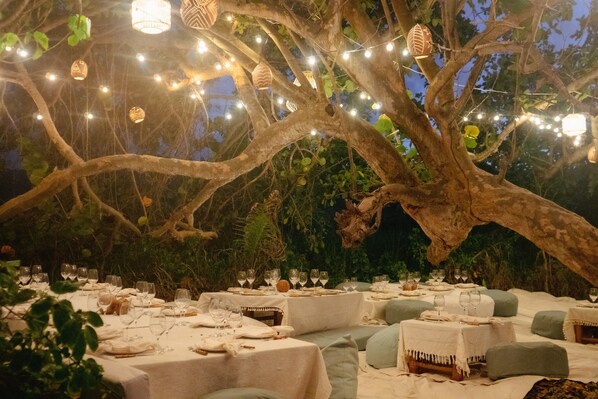 Área para banquetes al aire libre