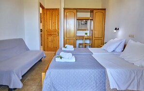 2 habitaciones, escritorio, wifi gratis y ropa de cama