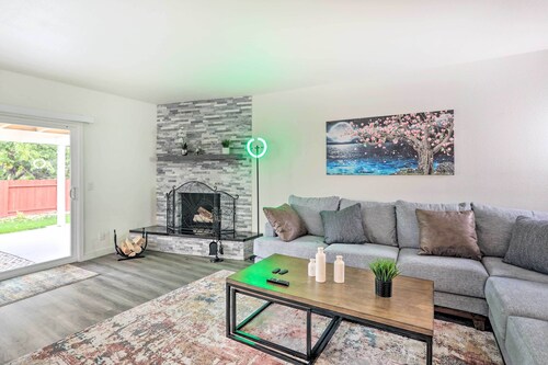 Relax Fireside & Play Pool! Home 4 Mi to Dtwn Reno