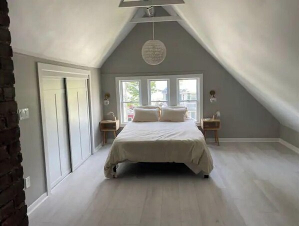1 chambre, bureau, fer et planche à repasser, Wi-Fi gratuit