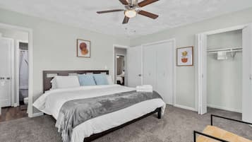 5 bedrooms, iron/ironing board, WiFi, bed sheets