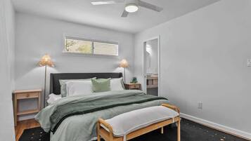 3 bedrooms, iron/ironing board, travel cot, WiFi