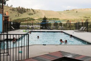Indoor pool, outdoor pool