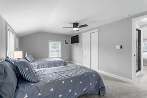 5 chambres, fer et planche à repasser, Wi-Fi, draps fournis