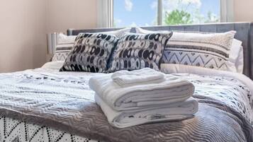 3 bedrooms, iron/ironing board, travel crib, WiFi