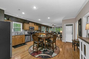 Fridge, microwave, oven, stovetop - Beautiful, Breathtaking Wren Condo overlooking Toxaway Falls (Lake Toxaway)