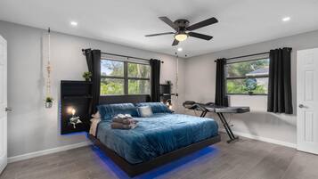 4 habitaciones, tabla de planchar con plancha y wifi gratis