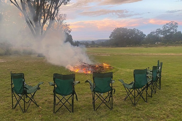 Fire pit area