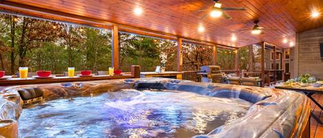 Tina de hidromasaje interior