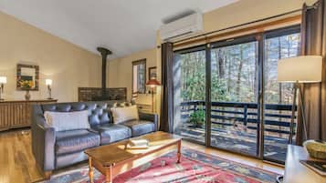 TV, fireplace, offices
