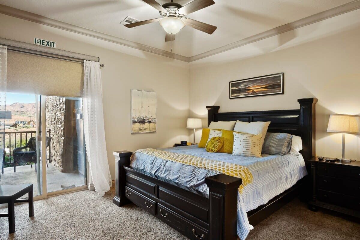 2 bedrooms, iron/ironing board, travel crib, WiFi