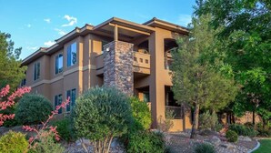 Exterior - Spacious 2-Bed Suite | Sunset Views, Private Patio & Fireplace (Hurricane)