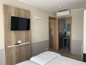 1 室のベッドルーム、WiFi (無料)、ベッドシーツ