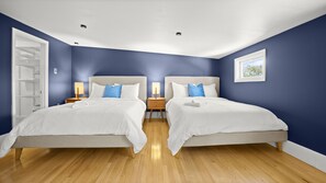 4 habitaciones, escritorio, tabla de planchar con plancha y wifi gratis 