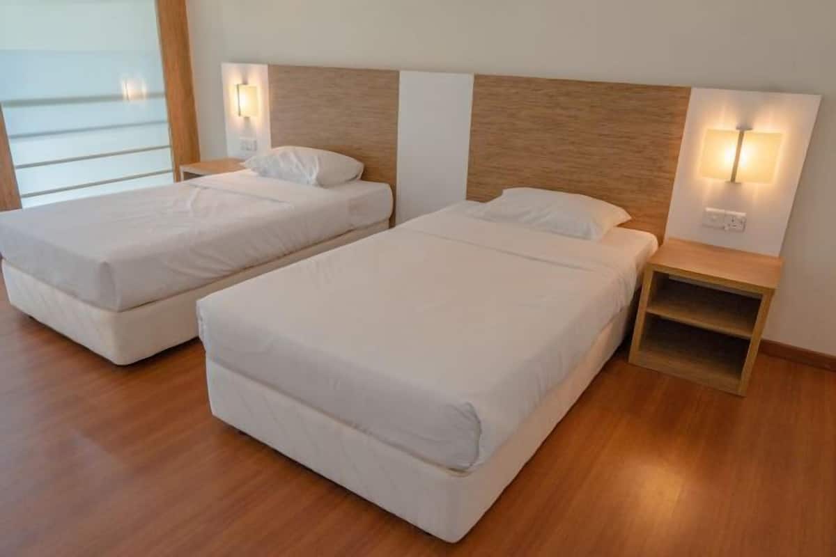 1 slaapkamer, een strijkplank/strijkijzer, gratis wifi, beddengoed
