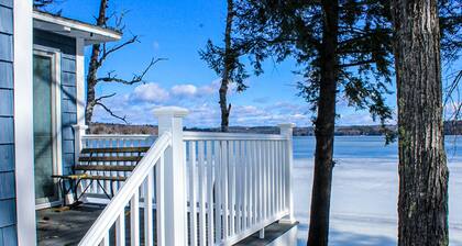 Lakefront home with a deck, gas grill, WiFi, dock & golf nearby