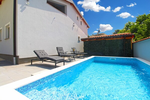 Pool - House 2212/60717 (Istria - Peroj), 200m from the beach (Peroj)