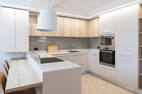 Fridge, microwave, oven, dishwasher - Casa Beba - Exclusive garden (Cavalese)