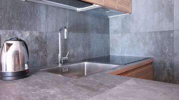 KĂŒhlschrank, Mikrowelle, Herdplatte, GeschirrspĂŒler