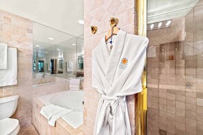 Hair dryer, towels