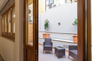 Deluxe Double Room, Terrace | Hypo-allergenic bedding, down duvets, memory-foam beds, in-room safe - San Cesareo 64 Suite (Sorrento)
