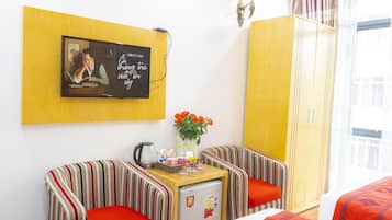 Habitación triple panorámica | 1 habitación, ropa de cama de alta calidad y camas con efecto memoria