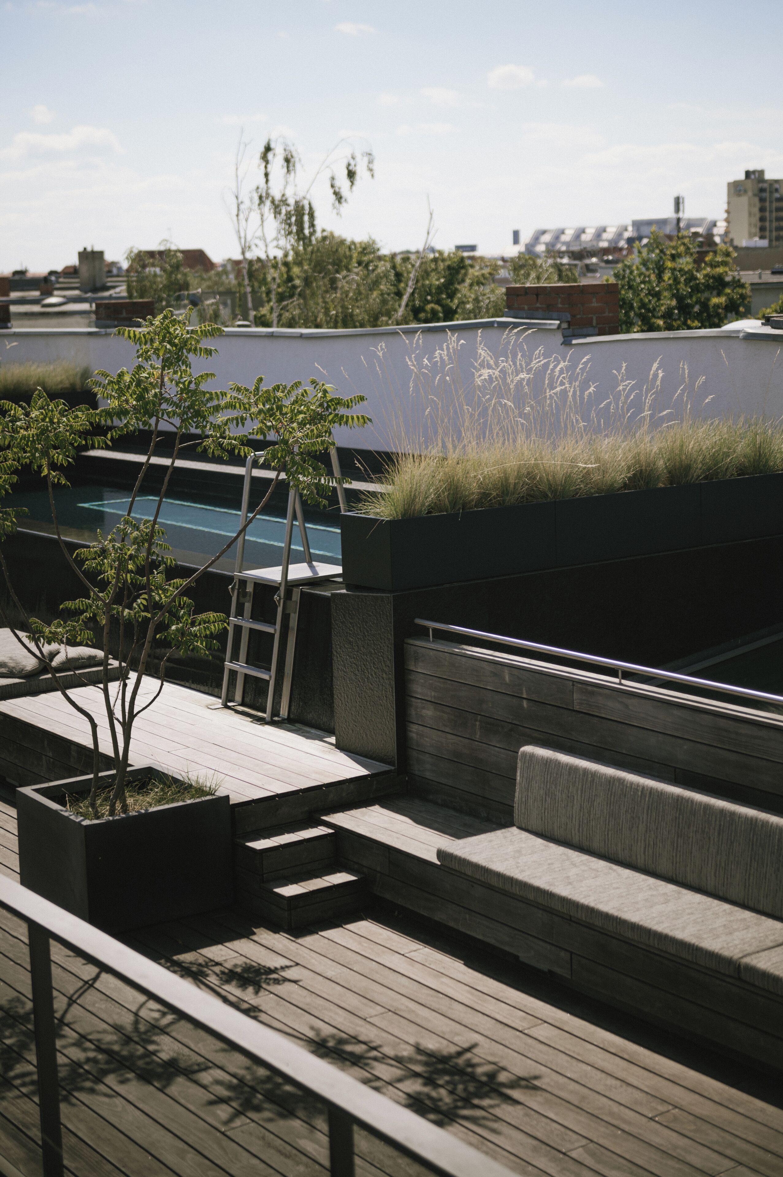 Rooftop pool