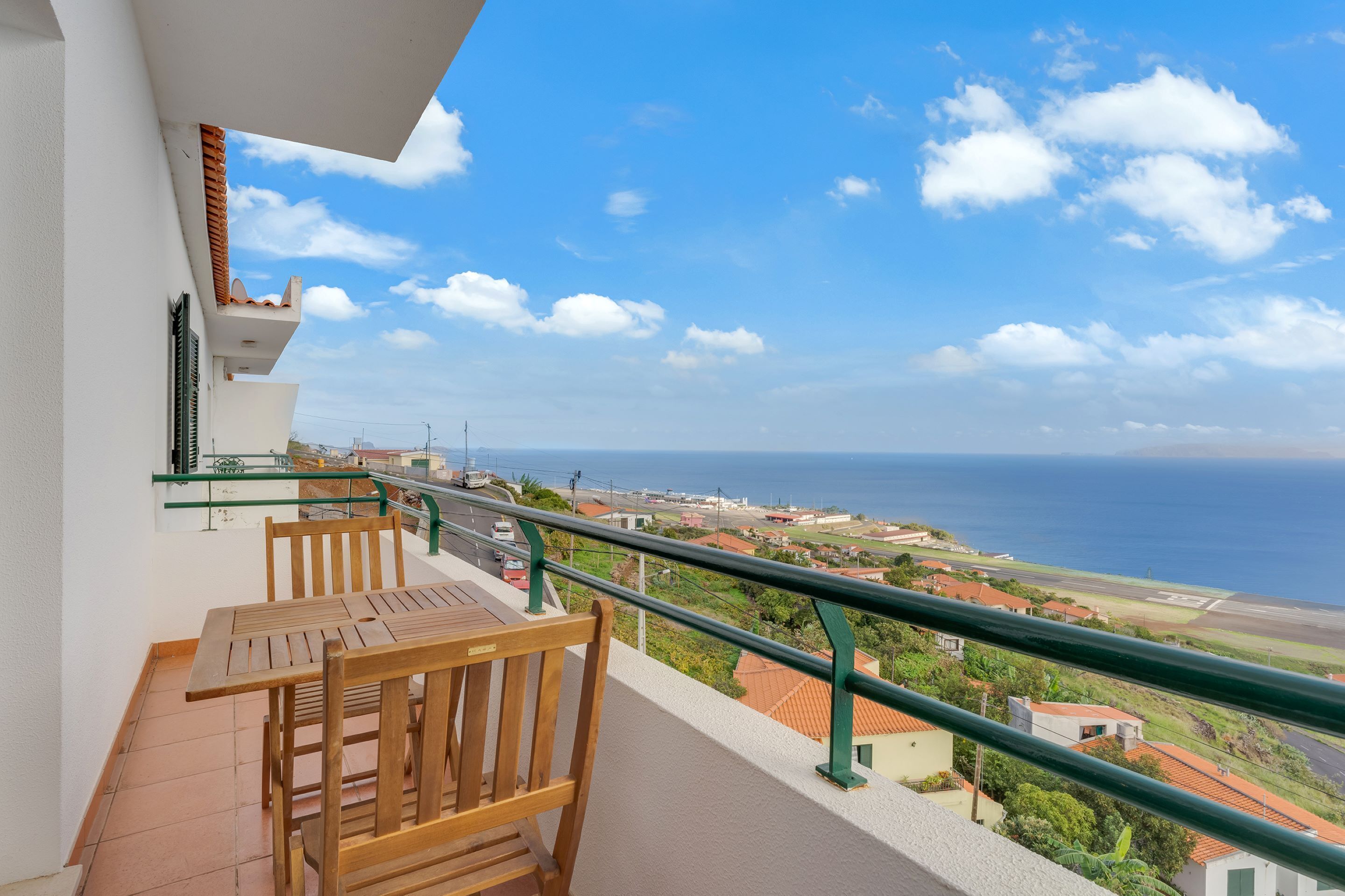 Blick vom Balkon