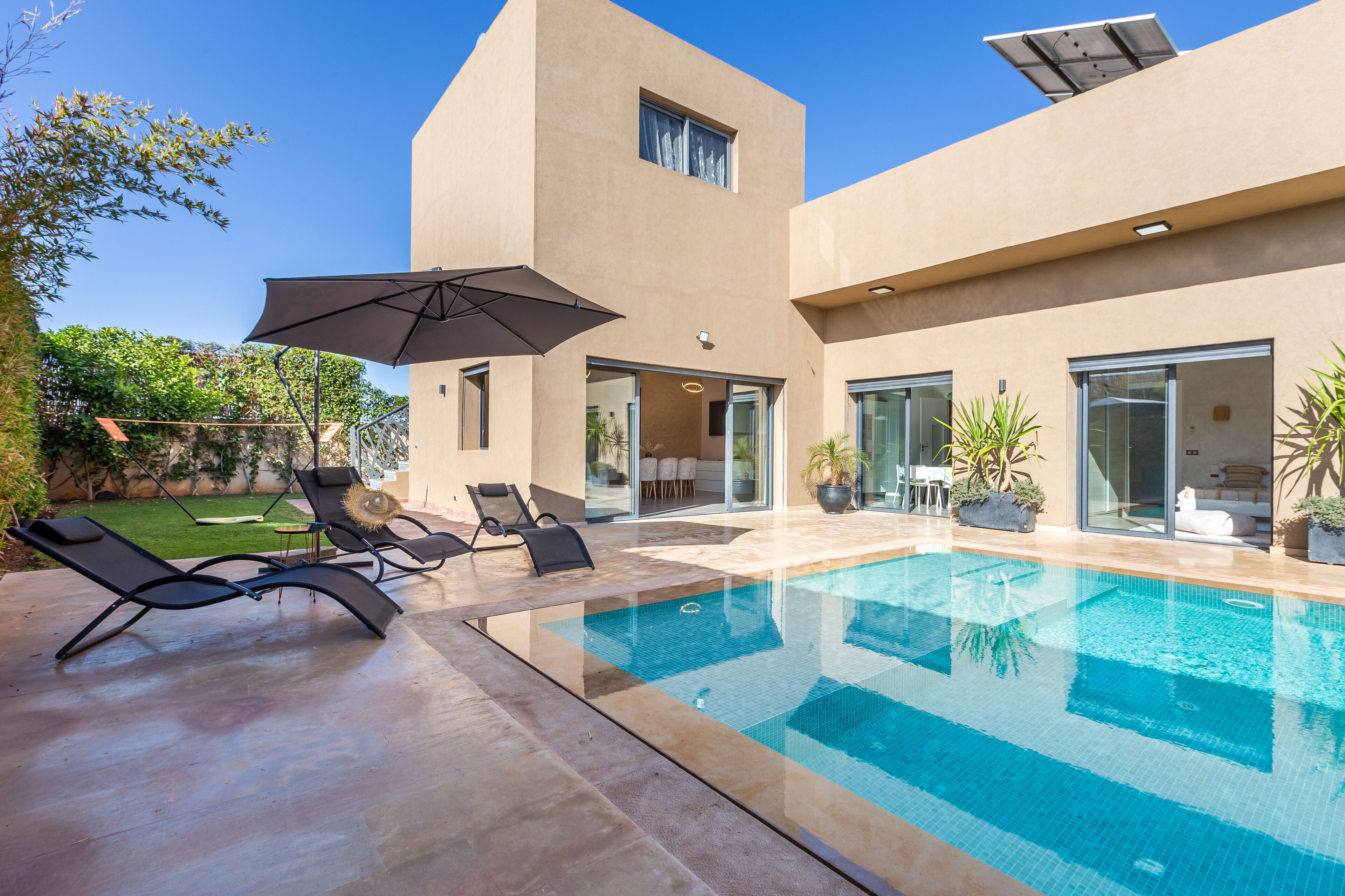 Indoor pool, a heated pool